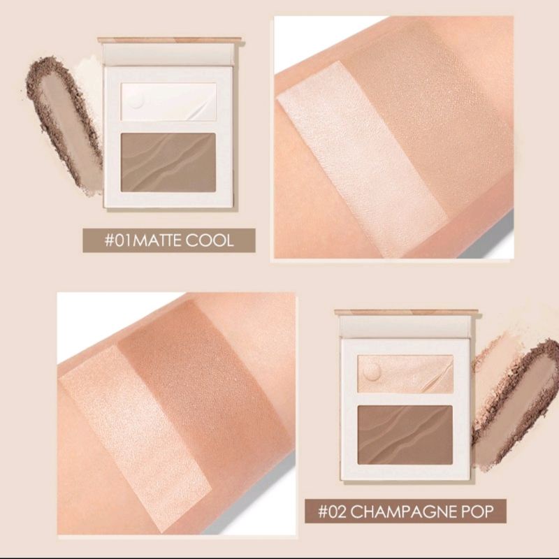 Phấn Tạo Khối Focallure Moulding Highlight Contouring Palette FA183 #02 8G