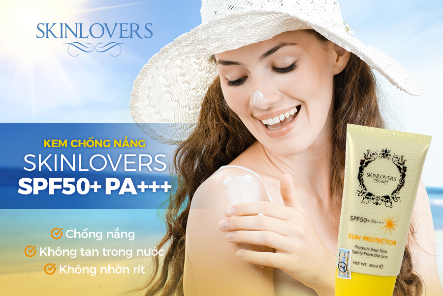 Kem chống nắng Skinlovers không tan trong nước SPF 50+ PA+++ 40ML 1